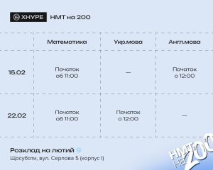 Готуйтеся до НМТ разом з ХНУРЕ!