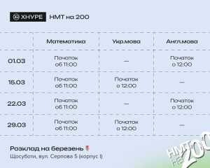 Готуйтеся до НМТ разом з ХНУРЕ!