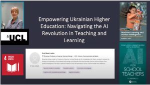 Викладачі кафедри вищої математики взяли участь у лекції почесного професора Університетського коледжу Лондона (Великобританія) Роуз Лаккін