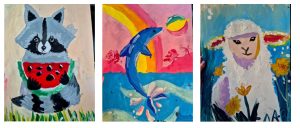 Виставка творчих робіт дітей та онуків працівників кафедри ВМ до 95-річчя ХНУРЕ