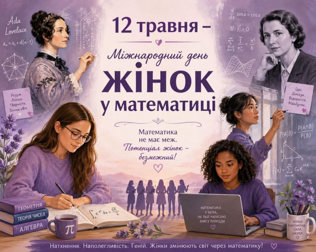 12 травня – Міжнародний день жінок у математиці